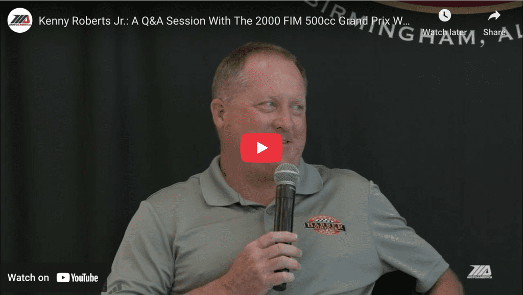 Read more about the article Video: Q&A With Kenny Roberts Junior
